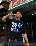 BLACK TEE I LOVE NY