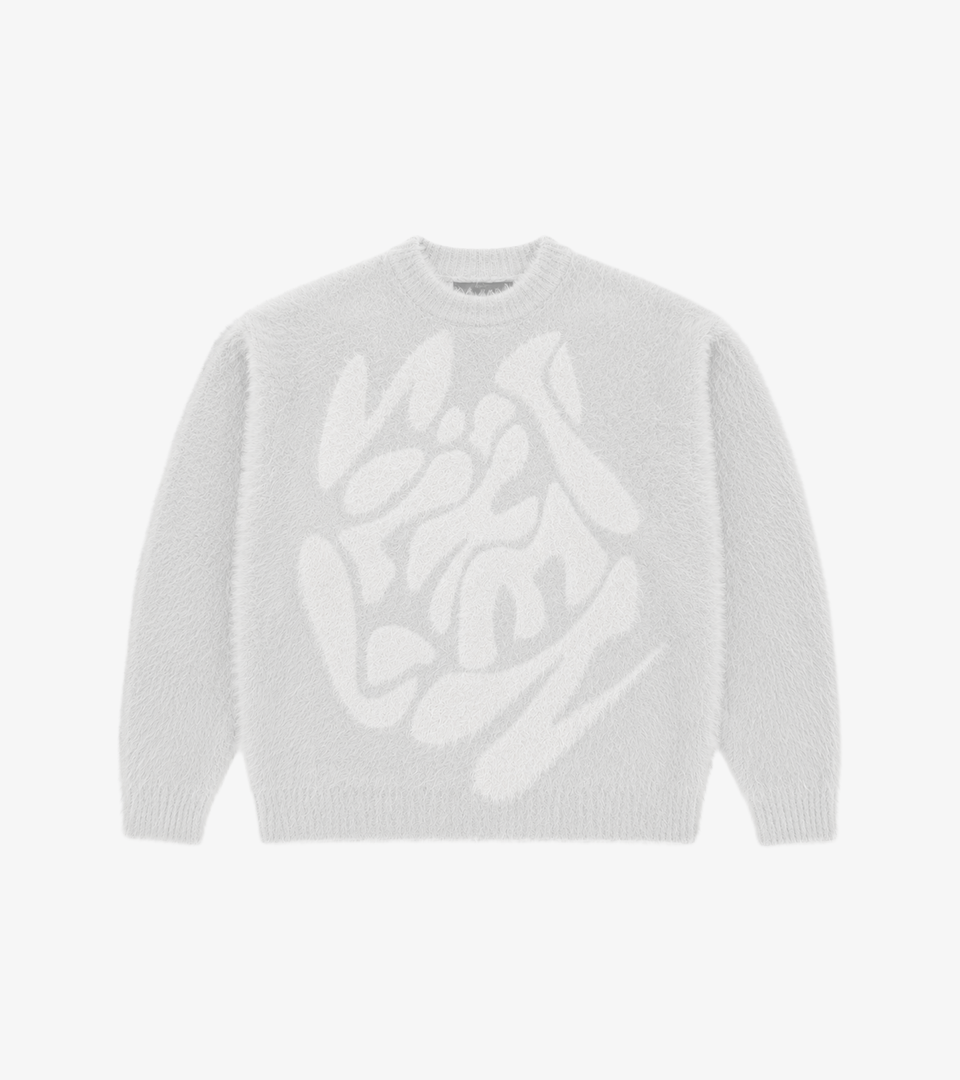 KNIT GRIS CLAIR MOHAIR